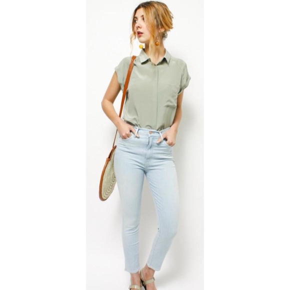 MOTHER The Swooner Crop‎ Jeans Size 27 - Picture 1 of 9
